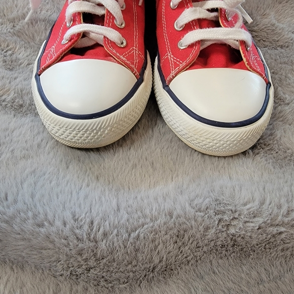 Victoria Vintage Skate Sneakers Size 36 Red/Navy Women's 6- 6.5 - Picture 6 of 16